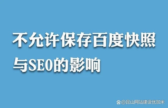 百度快照“消失”網站seo還能做嗎？